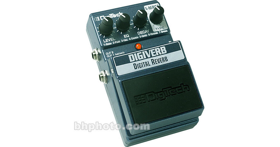 DigiTech DIGIVERB Open Box DigiTech DigiVerb Digital Reverb Pedal 