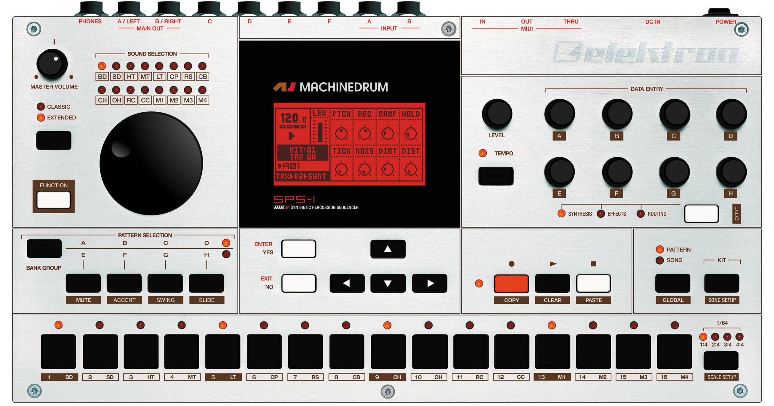 Elektron Machinedrum SPS-1 MKII Drum MACHINEDRUM SPS-1 MKII B&H