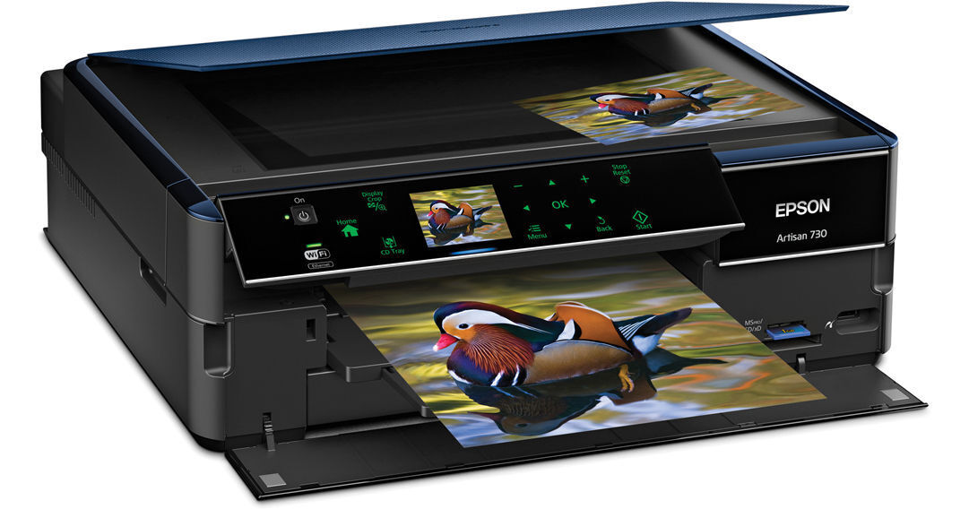Epson Artisan 730 All-In-One Color Inkjet Printer C11CB18201 B&H