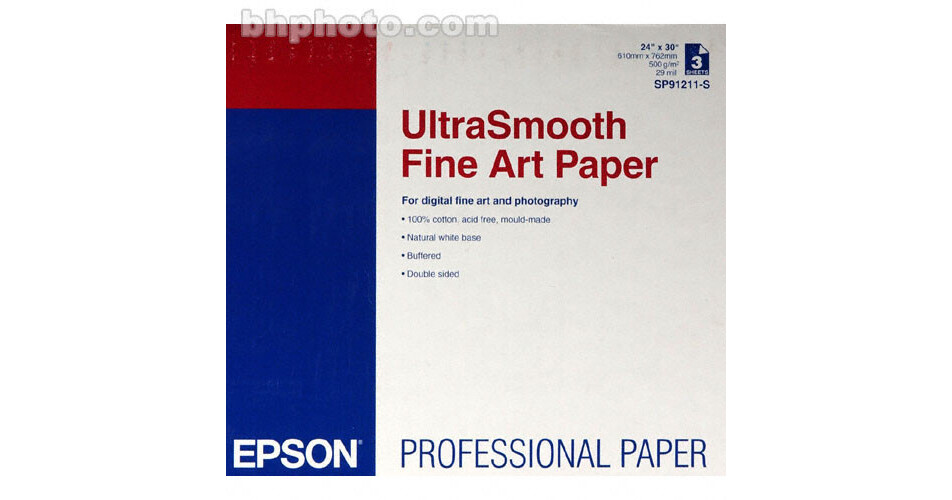 Epson Ultra-Smooth Fine Art Paper (Matte) - 24x30