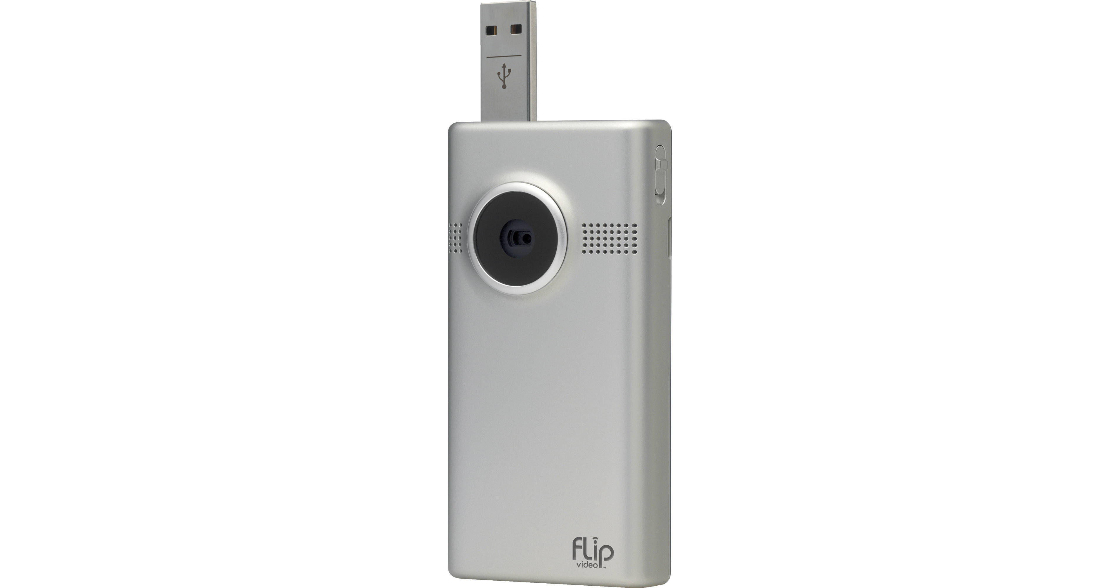 Flip Video MinoHD Video Camera (Silver, 1 Hour) M3160S B&H Photo