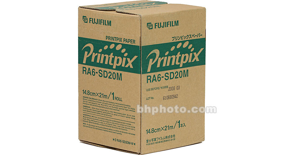 FUJIFILM RA6-SD20M Paper for Fuji Printpix NC400 - 6