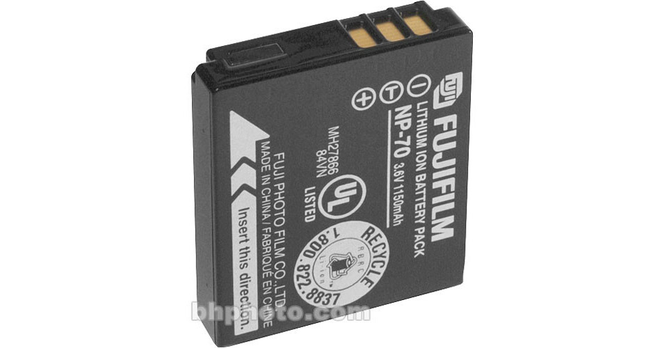 FUJIFILM NP-70 Lithium-Ion Battery (3.6v 1150mAh) 15654181 B&H