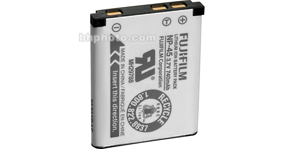 FUJIFILM NP-45 Lithium-Ion Battery (3.7v 740mAh) 15774280 B&H