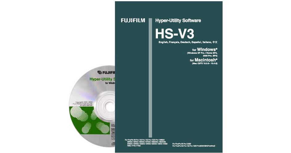 FUJIFILM Hyper Utility Software HS-V3 600006016 B&H Photo Video