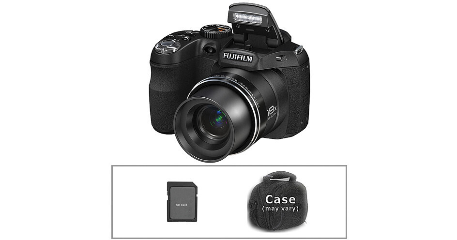 FUJIFILM FinePix S2950 14MP Digital Camera with Basic Accessory