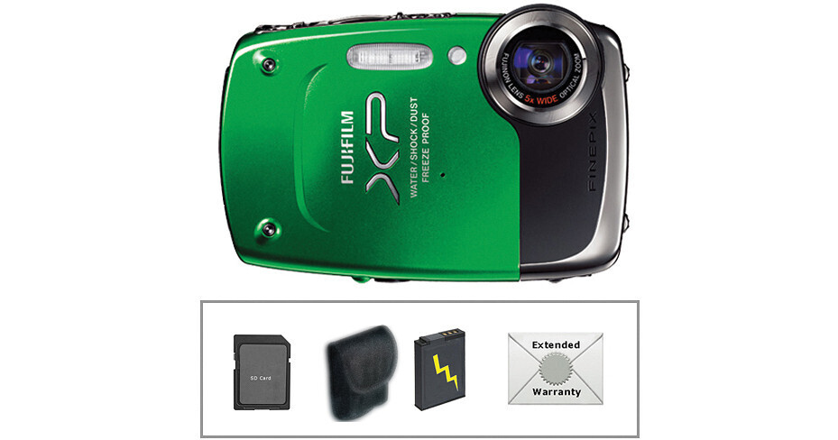 FUJIFILM Finepix XP20 Digital Camera with Deluxe Accessory Kit