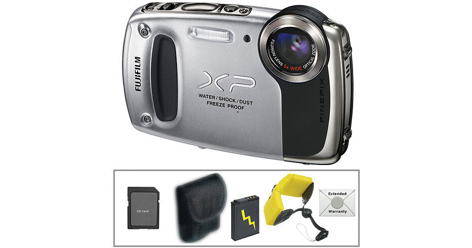 FUJIFILM FinePix XP50 Digital Camera with Deluxe Accessory Kit