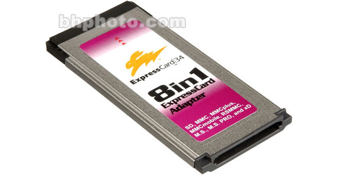 GGI 8-in-1 ExpressCard Adapter EXP8IN1 B&H Photo Video
