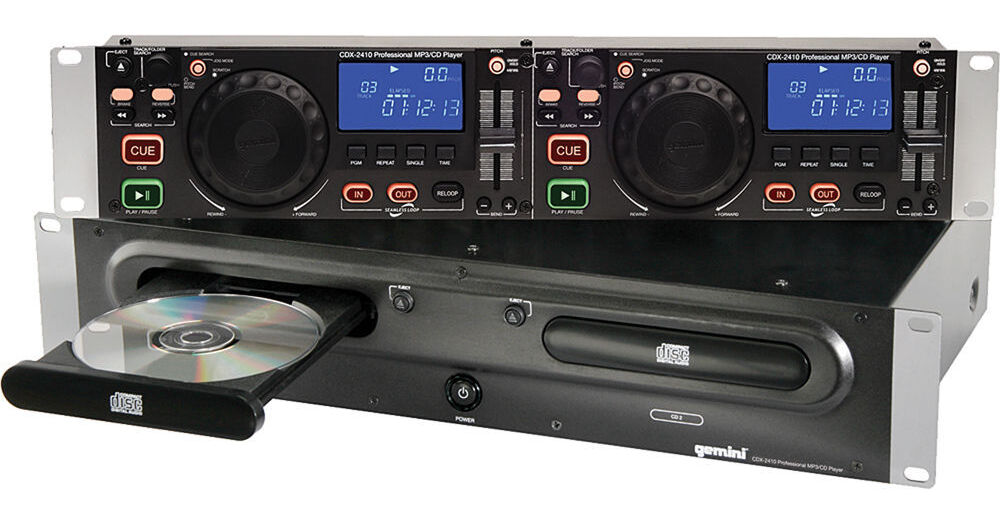 Gemini CDX-2410 Dual Rackmount CD Player CDX-2410 B&H Photo Video