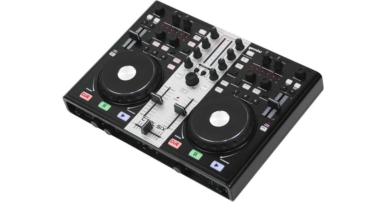 Gemini CTRL-SIX USB DJ Mixer Controller CTRL SIX B&H Photo Video
