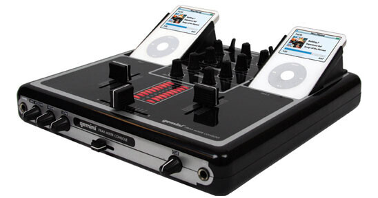 Gemini iTrax Dual iPod Mixing Station and DJ Mixer ITRAX-BLK B&H