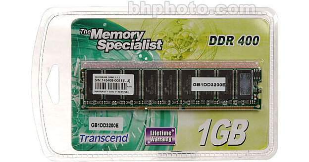 1GB PC3200 DDR 400MHz Desktop RAM – 184-Pin DIMM Memory Module For Gateway & Major Brands