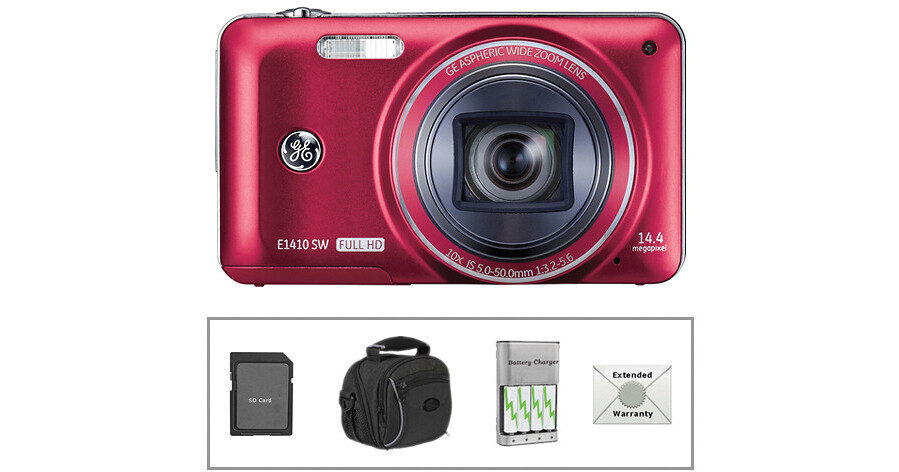 General Electric E1410SW Digital Camera with Deluxe Accessory