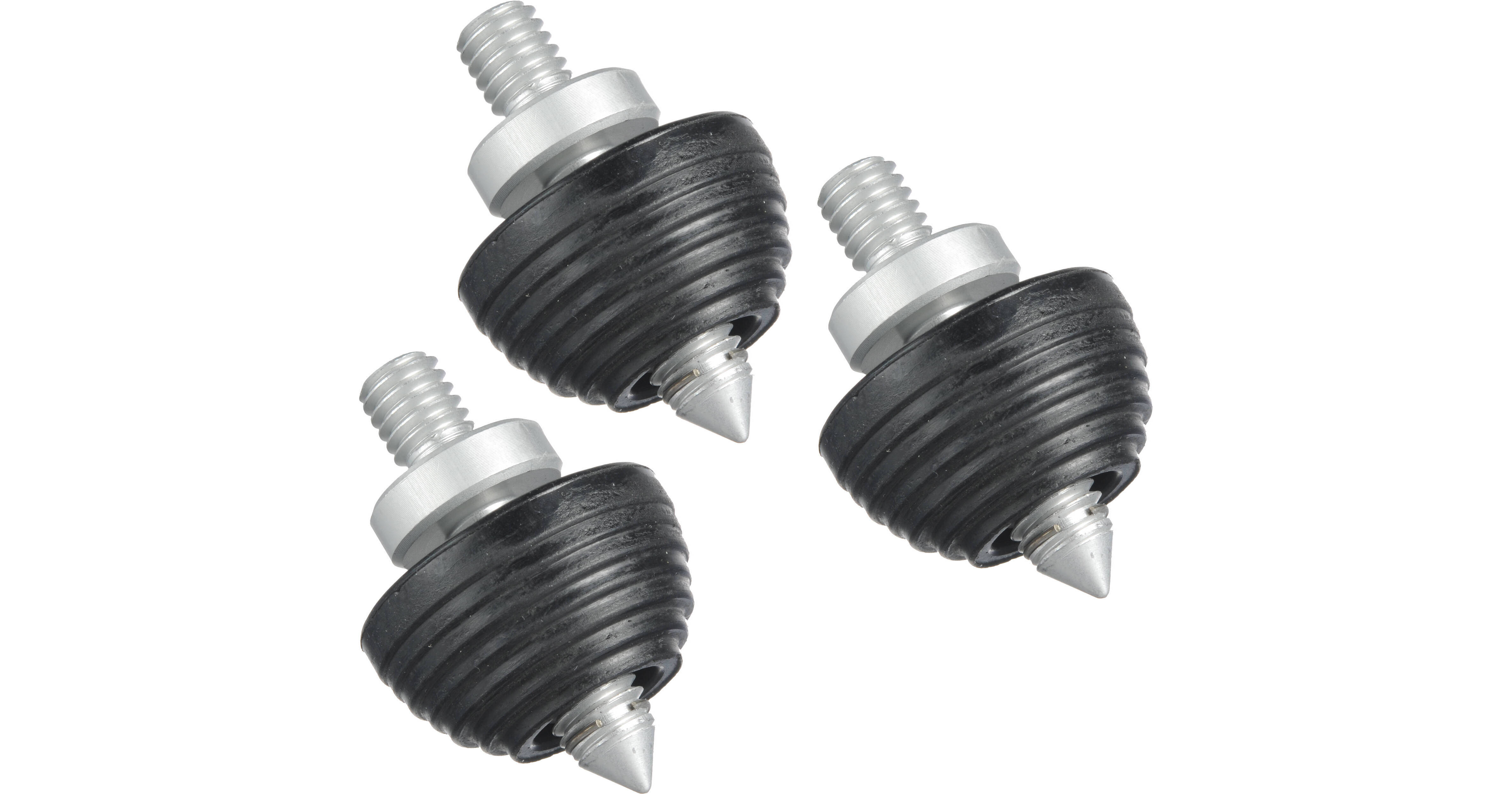 Gitzo GS5030VSF Video Rubber And Spike Feet, Black, 3.23 In*0.04 In*1.73 In - View #9
