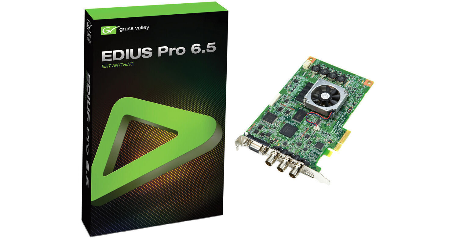 Grass Valley EDIUS Pro 6.5 NLE System with STORM 3G Board 608243 Grass Valley EDIUS Pro 6.5 NLE System with STORM 3G Board 608243