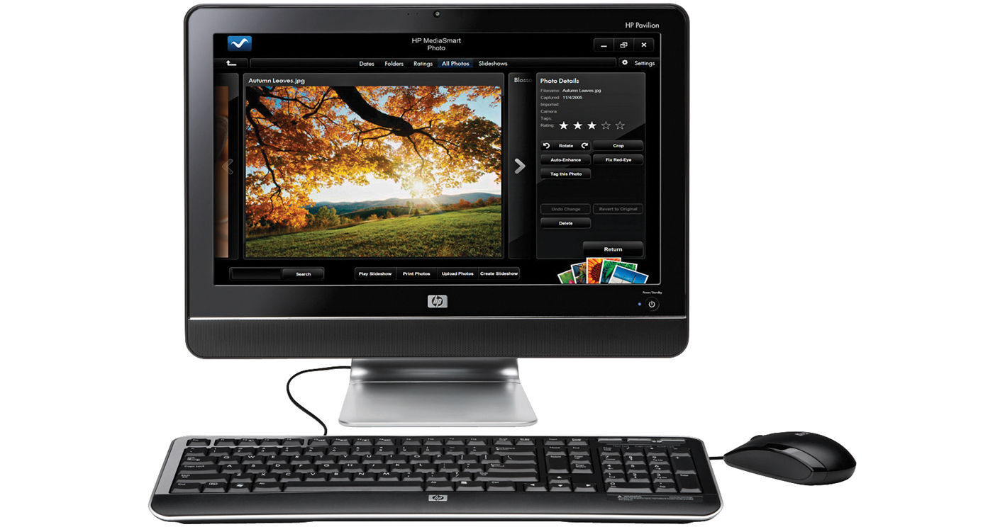 HP Pavilion All-in-One MS225 Desktop Computer AY587AA#ABA B&H