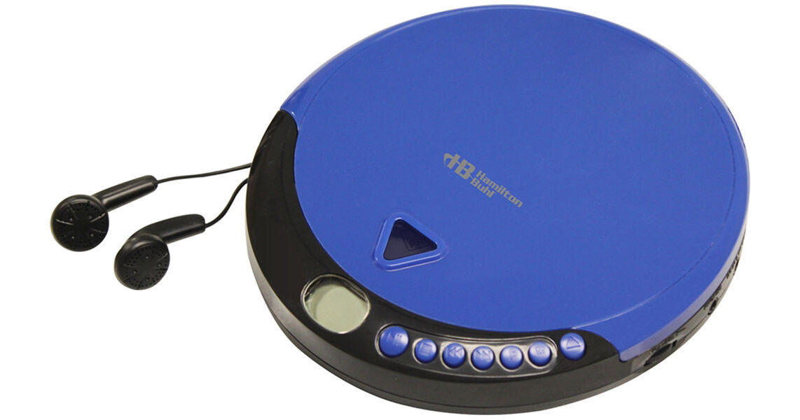 HamiltonBuhl HACX-114 Portable CD Player with 60 Second HACX-114