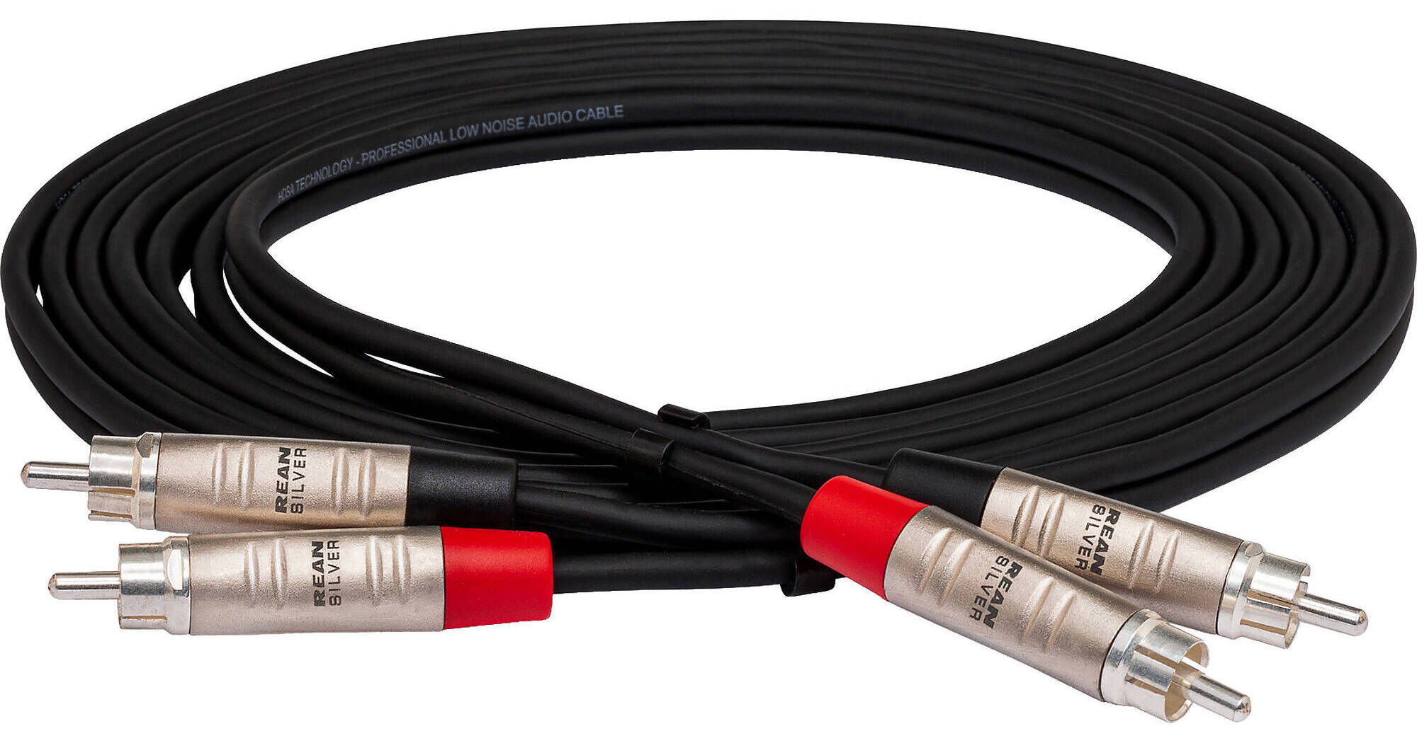 Cavo Audio Hosa HPR-010X2 – Doppio RCA A 2 Jack TS 6,35 Mm, 3 Metri, Per Collegamenti Professionali