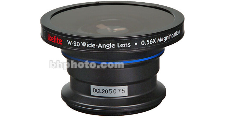 Ikelite W-20 Underwater Wide Angle Conversion Lens 6420 B&H Ikelite W-20 Underwater Wide Angle Conversion Lens 6420 B&H