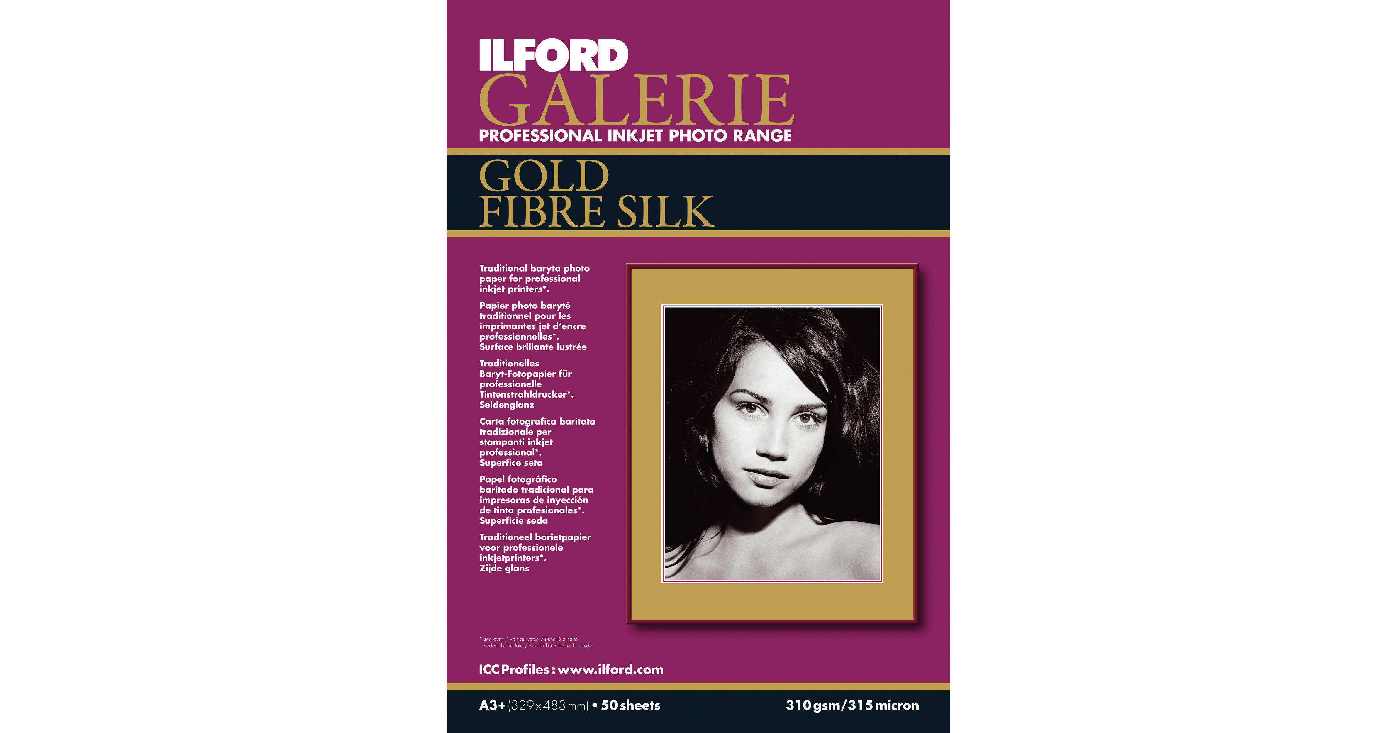 Ilford Ilford Galerie Gold Fibre Silk Paper 1154065 B&H Photo