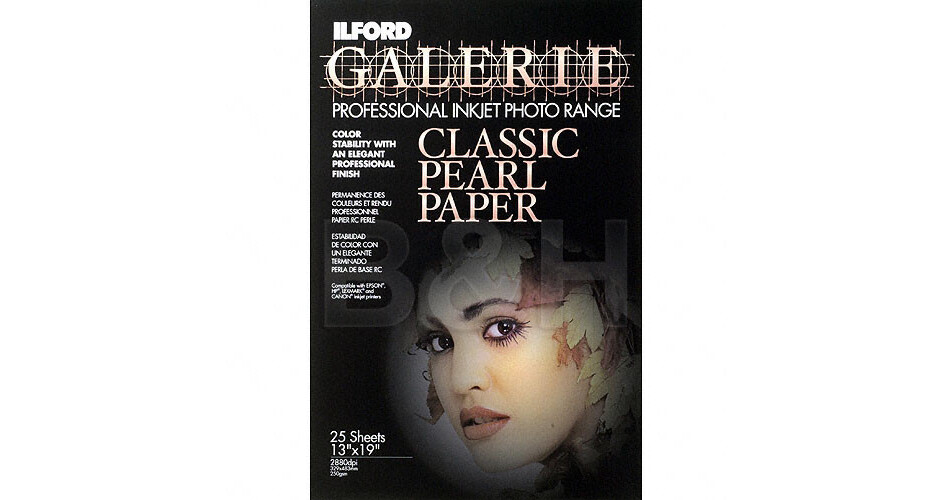 Ilford Galerie Classic Pearl Inkjet Photo Paper 1980219 B&H