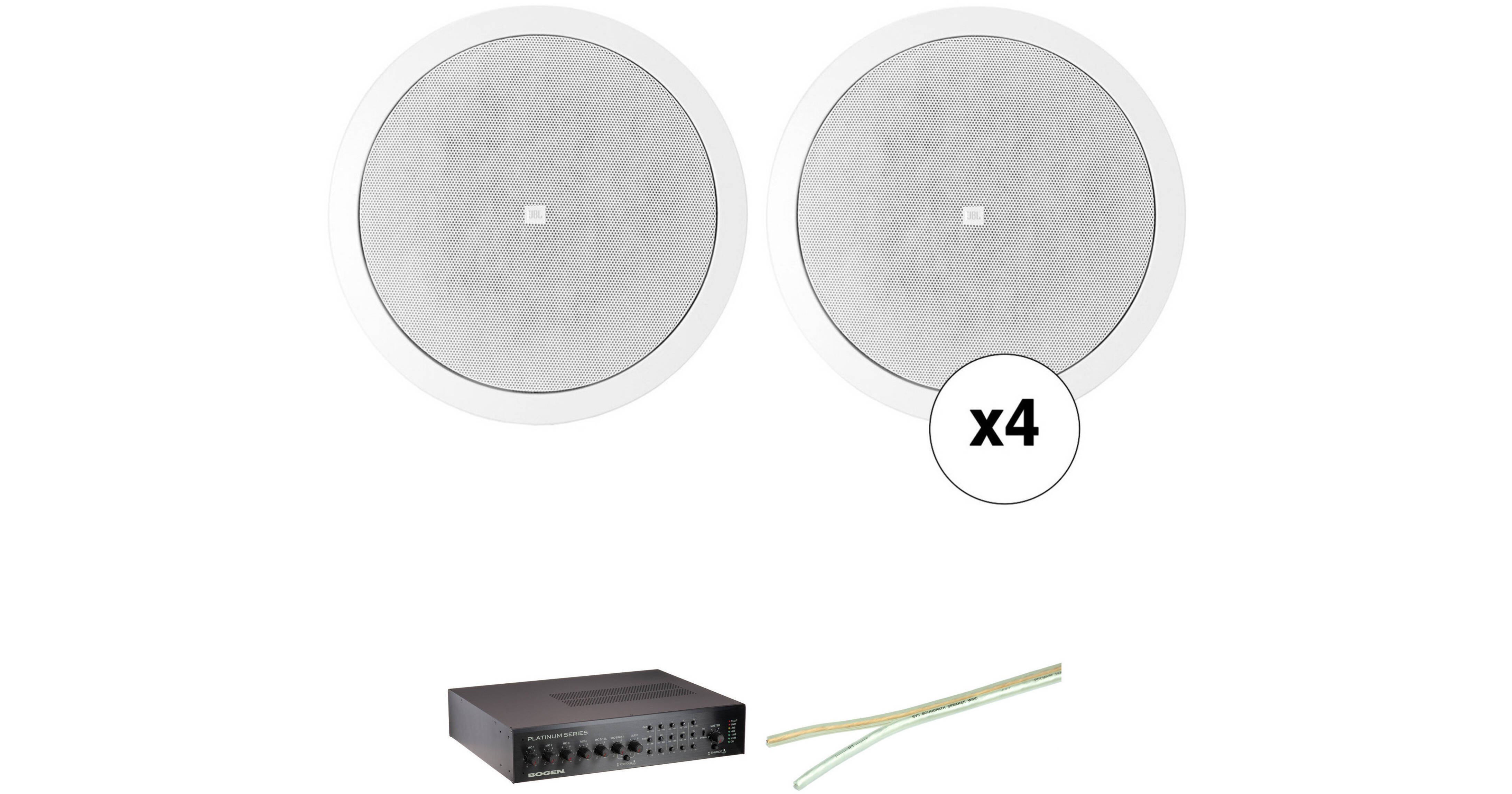 JBL Control 26CT Ceiling Speaker Kit with Four Speakers,
