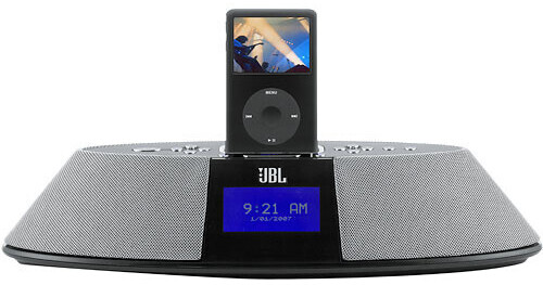 JBL On Time 400iHD iPod Dock/Clock Radio OT-400IHDBLK B&H Photo
