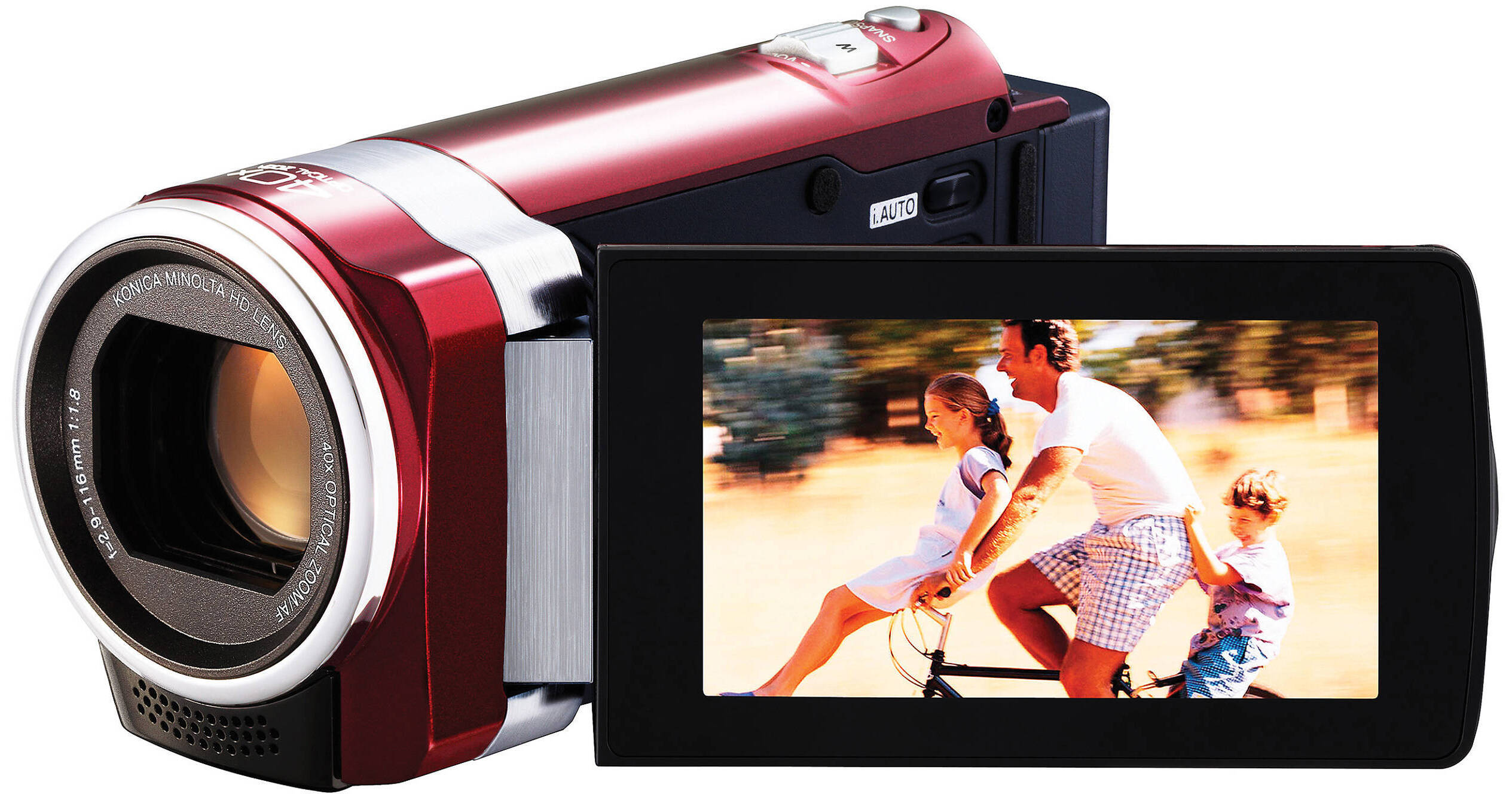 JVC GZ-HM440 HD Everio Camcorder (Red) GZ-HM440RUSM B&H Photo