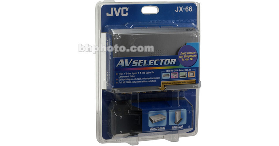 JVC JX-66 Component Video / Stereo Audio Selector JX66 B&H Photo