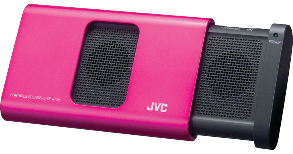 JVC SP-A130 Portable Color Matching Speakers for iPod SPA130PN