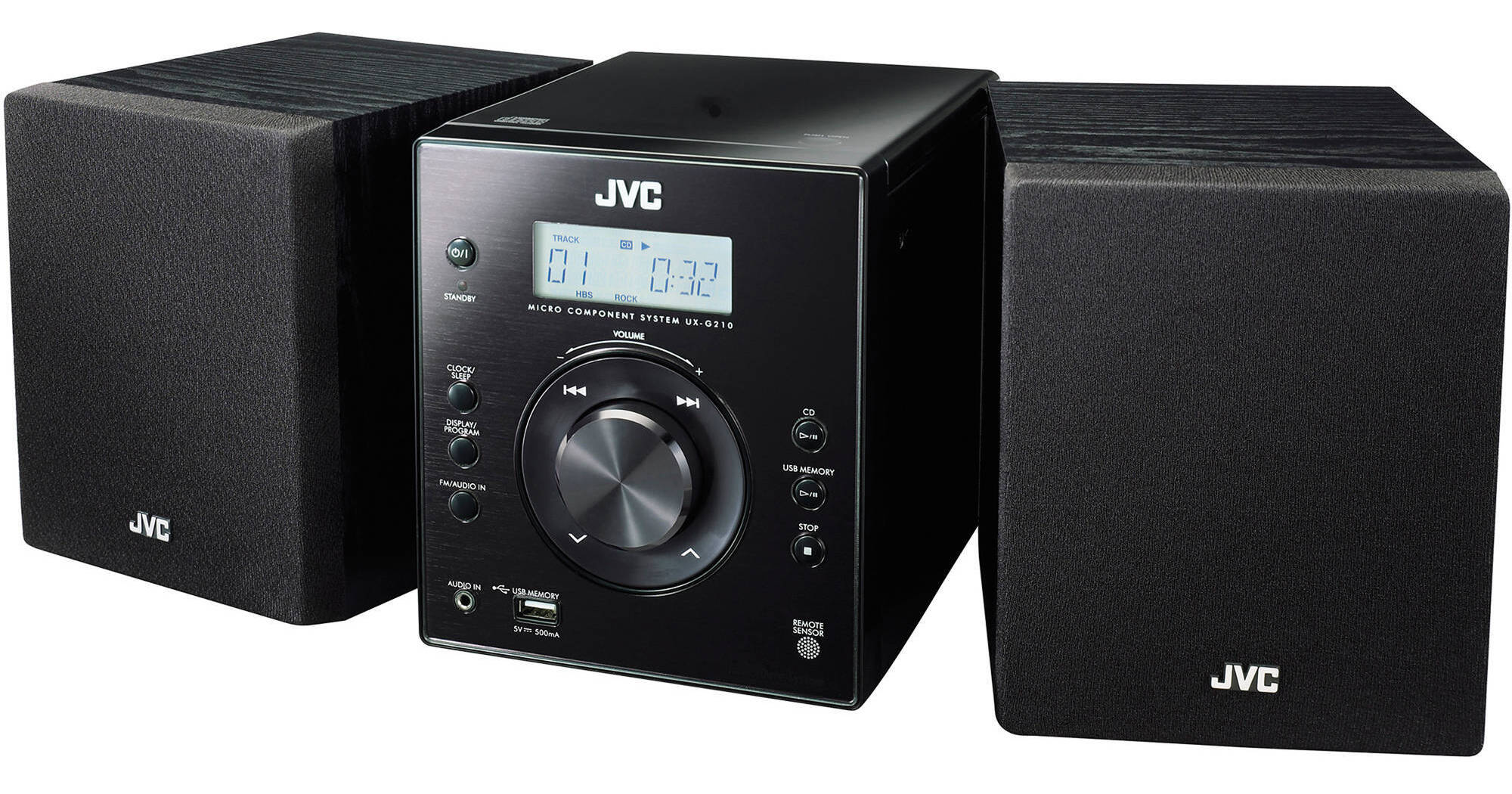 JVC UX-G210 CD/USB/FM Radio Micro Component System UXG210 B&H