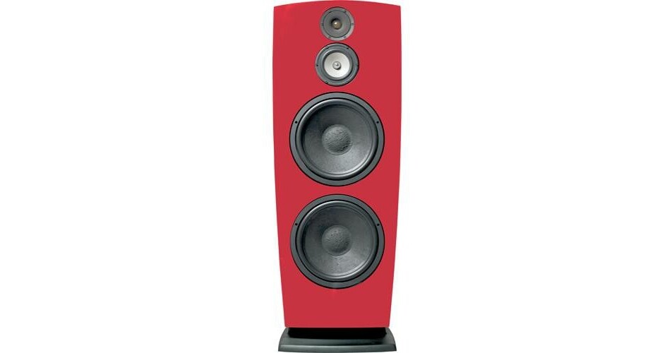 Jamo R 907 Floor Standing Speaker (Red) 87371 B&H Photo Video