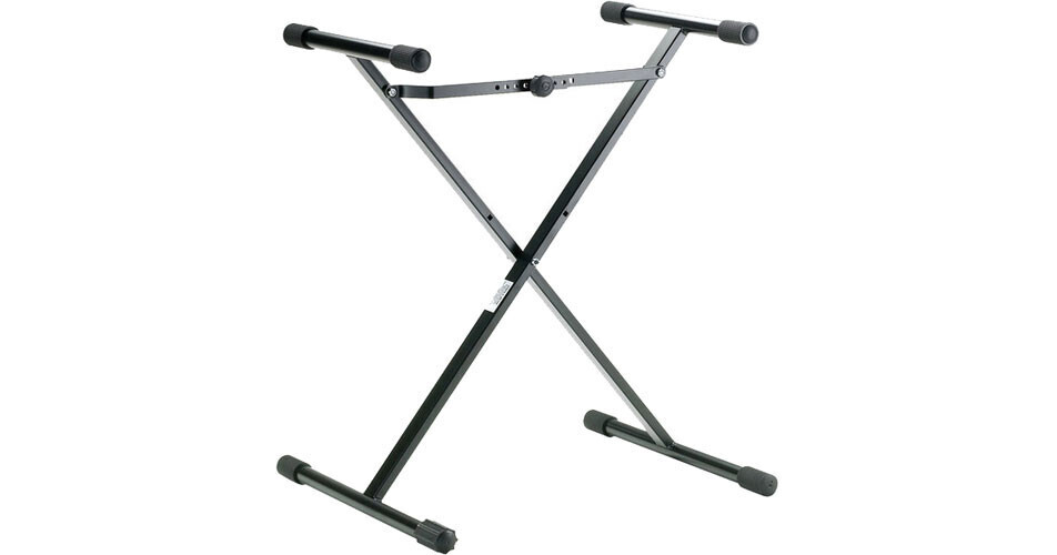 K&M 18969 X-Style Keyboard Stand for Kids (Black) 18969-071-55