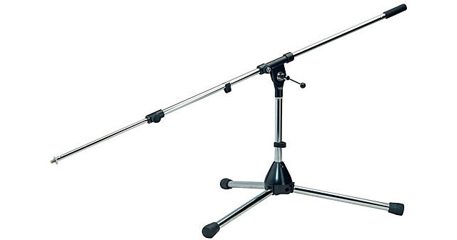 K&M 255 Low Level Microphone Stand (Black) 25500-500-55 B&H