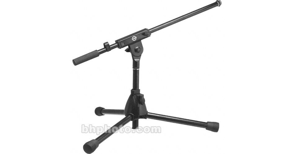 K&M 259/1 Extra Low Microphone Stand with Boom Arm 25910-500-55