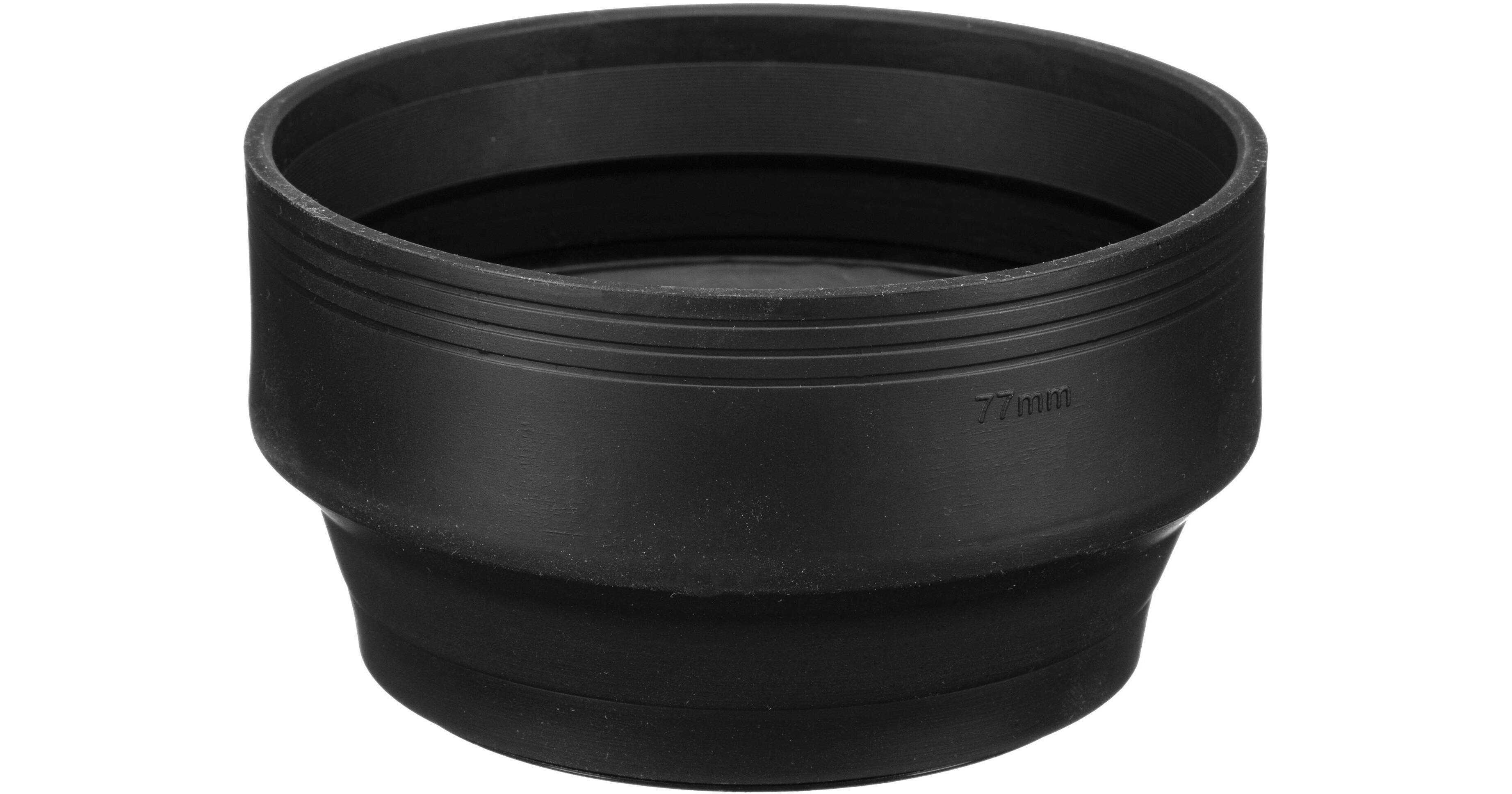 ローディッシュビヘイビア3x3 Compression Rubber Hood Kaiser 77mm 3-in-1 Rubber Lens Hood 206827 B&H Photo Video