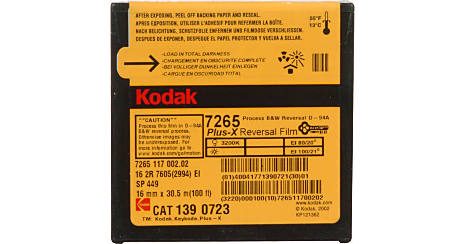フジカラー　REVERSAL FILM RT125 16mm フィルム　セット Kodak PXR #7265 Plus-X Reversal 16mm Double Perforated 1390723