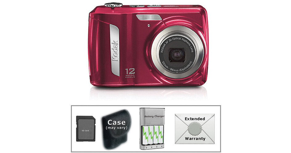 Kodak EasyShare C143 Digital Camera with Deluxe Accessory Kit