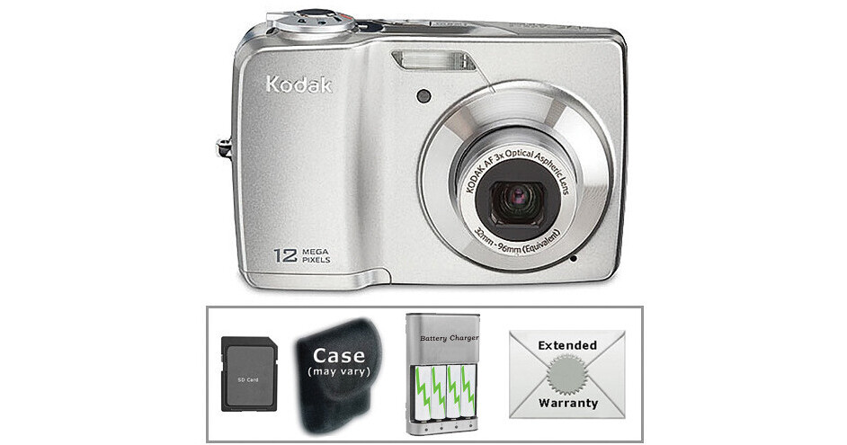 Kodak EasyShare C182 Point-and-Shoot Digital Camera (Silver)