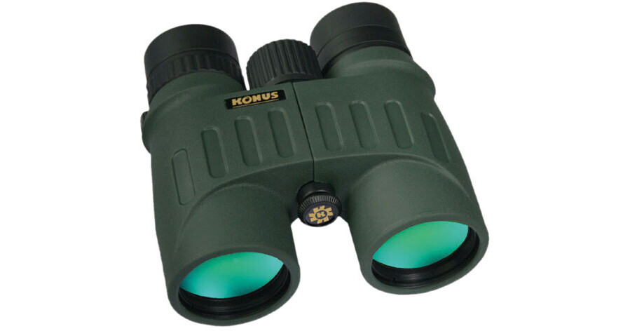 Konus Woodland Fernglas 10x42 – Scharfe Sicht, Robust, Ideal Für Naturbeobachtung & Wanderungen