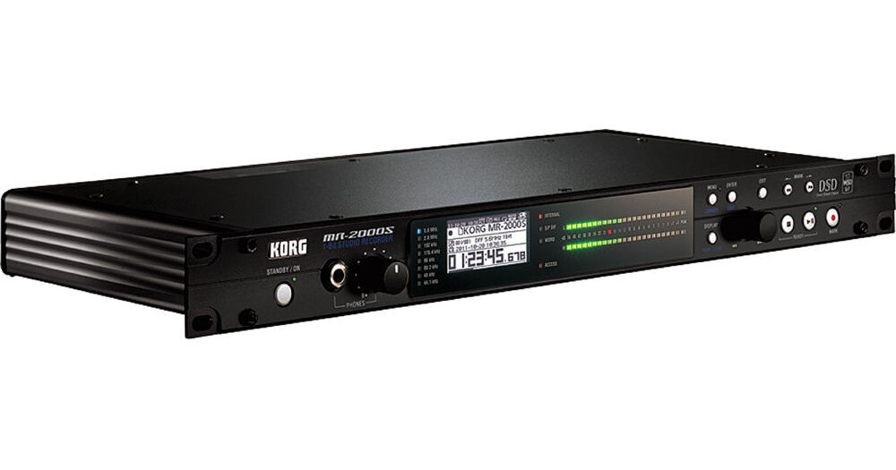 Korg MR-2000SBK Rackmount 1-bit Studio Recorder (Black) Korg MR-2000SBK Rackmount 1-bit Studio Recorder (Black)