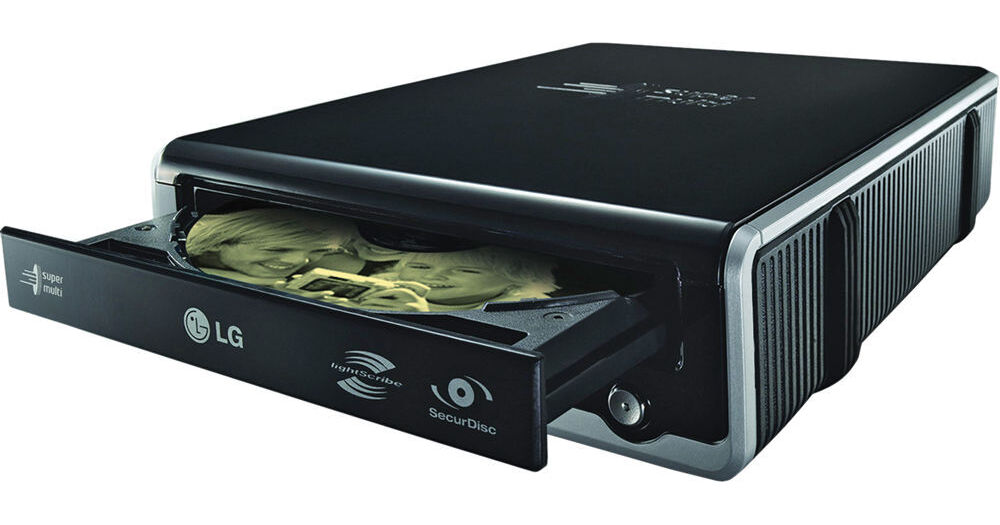 LG GE24LU20 External 24X Super Multi DVD Rewriter GE24LU20 B&H