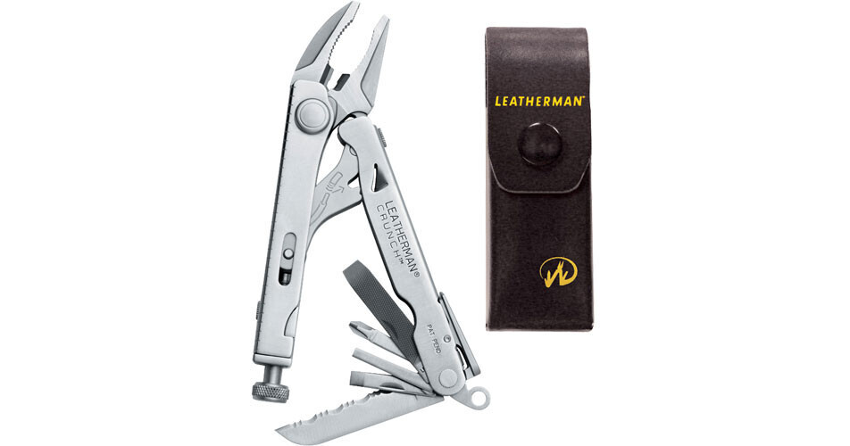 Leatherman Crunch Tool with Leather Case and Box 68010101KQ B&H