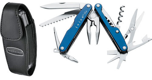 Leatherman Juice CS4 Tool Leather Case with Box (Blue) 74204011K