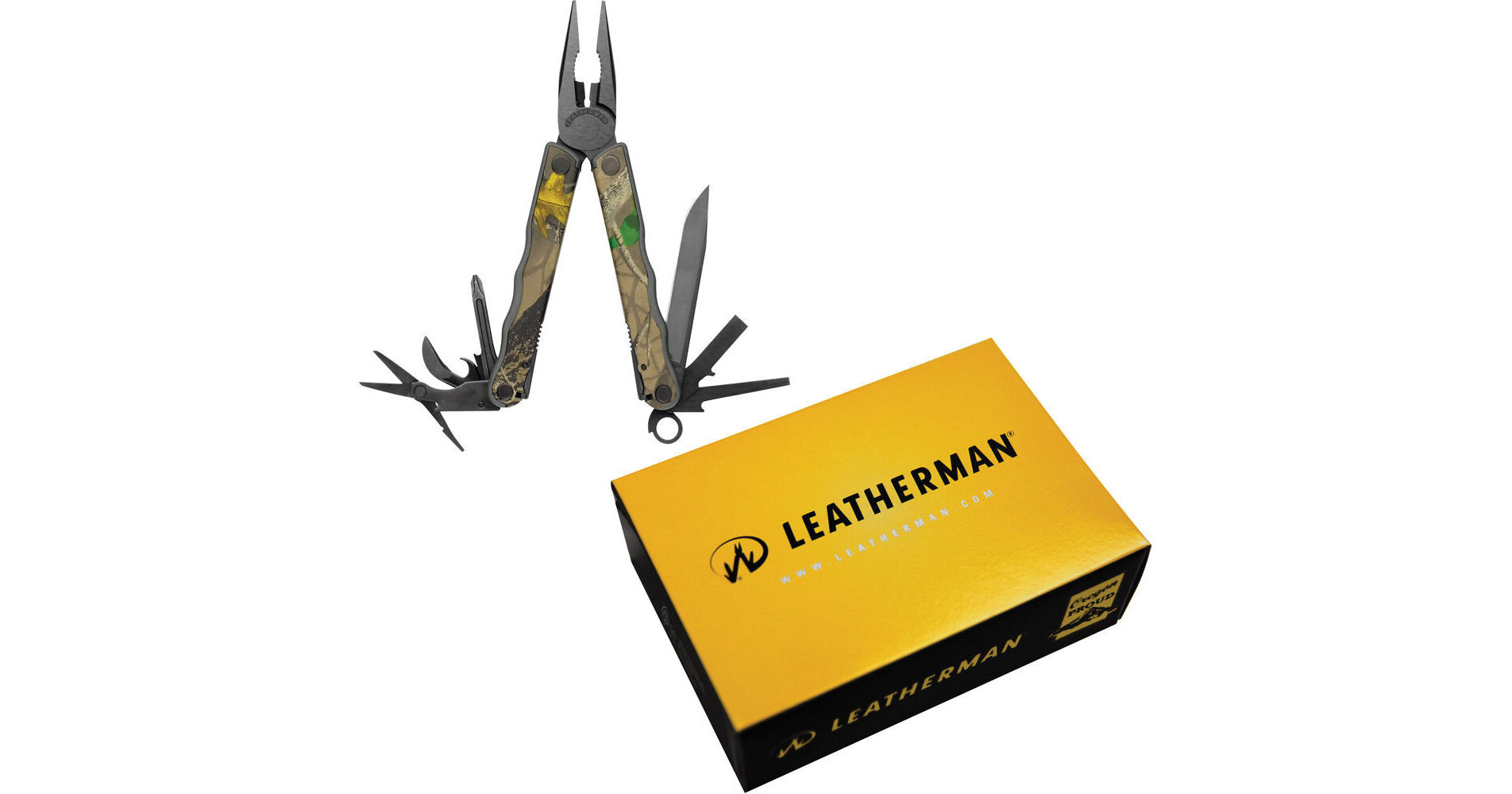 Leatherman Fuse (Black with Camo Standard Sheath and Box) 831391