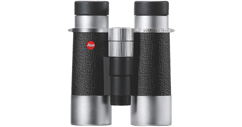 Leica Silverline 10x42 Binocular (Silver and Black) 40654 B&H