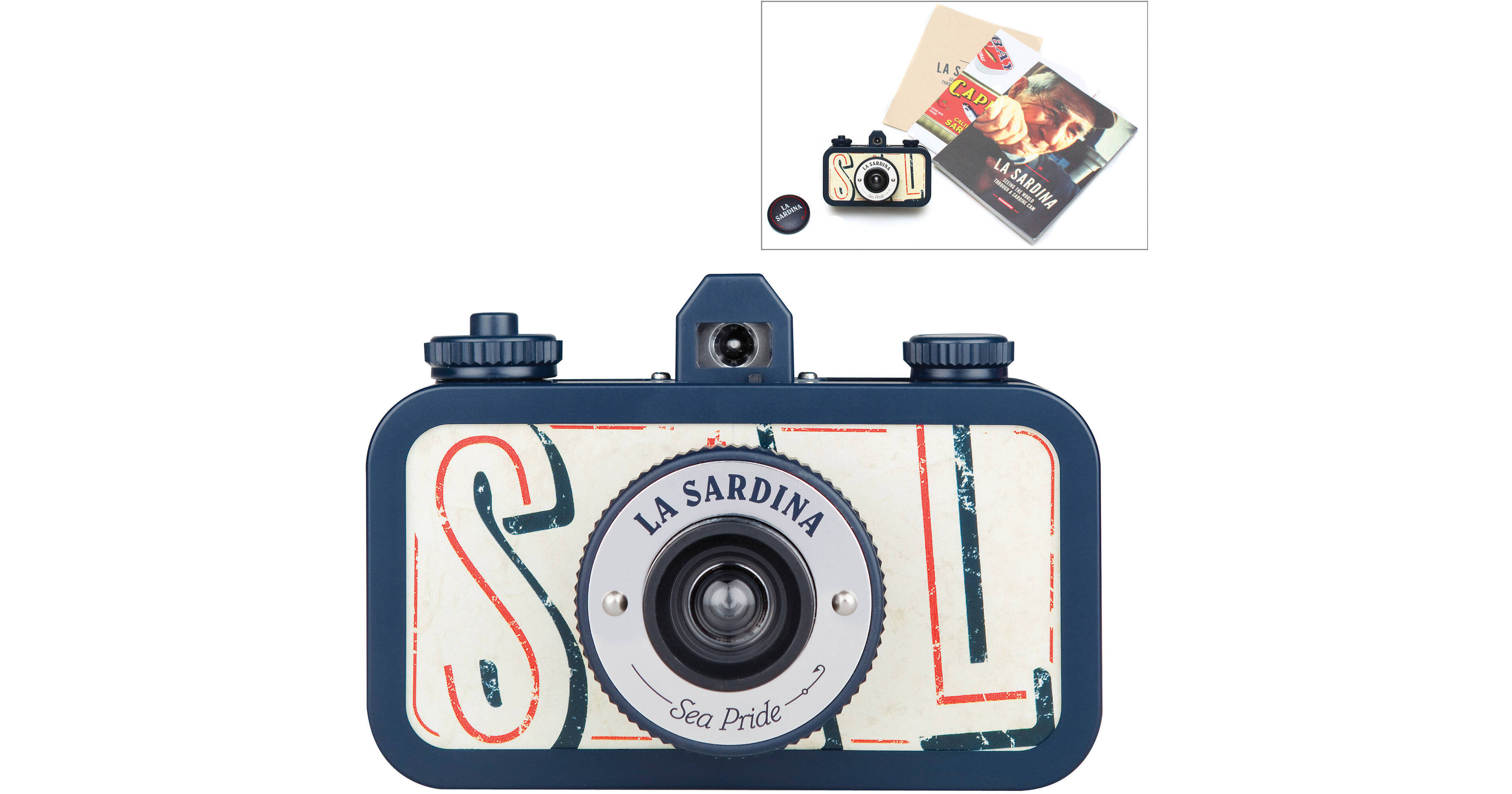 Lomography La Sardina Sea Pride Camera 301 B&H Photo Video