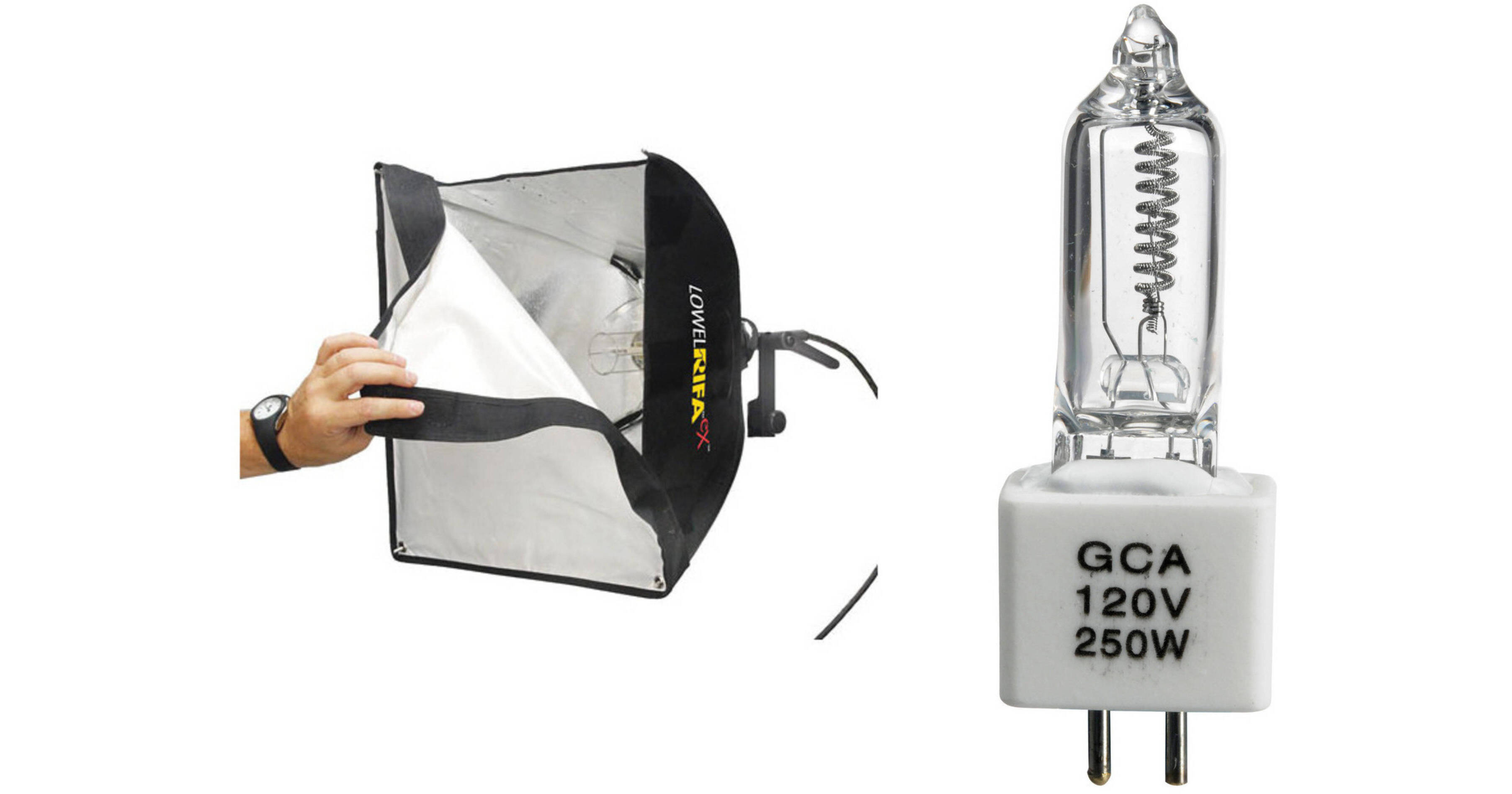 Lowel Rifa-Lite EX44 Softbox 250W Light with Lamp LC-44EX1 B&H