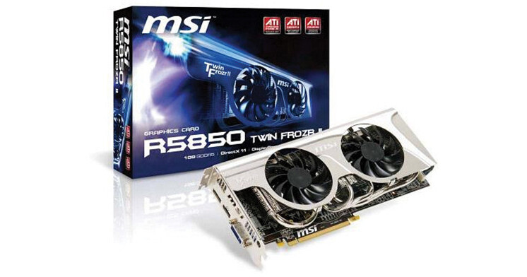MSI R5850 Twin Frozr II PCIE 1 GB GDDR5 Graphics